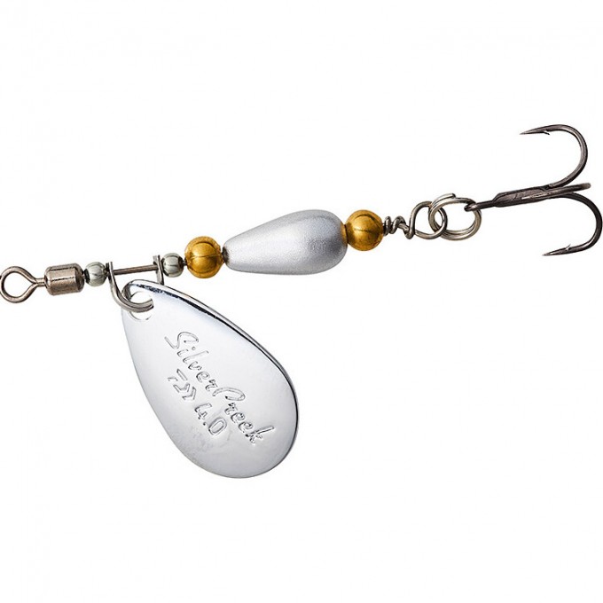 Блесна DAIWA SILVER CREEK SPINNER 4.0 SILVER 07411555